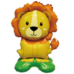 Шар 3D (23"/60 см) Фигура на подставке, Львенок, 1 шт. в уп.